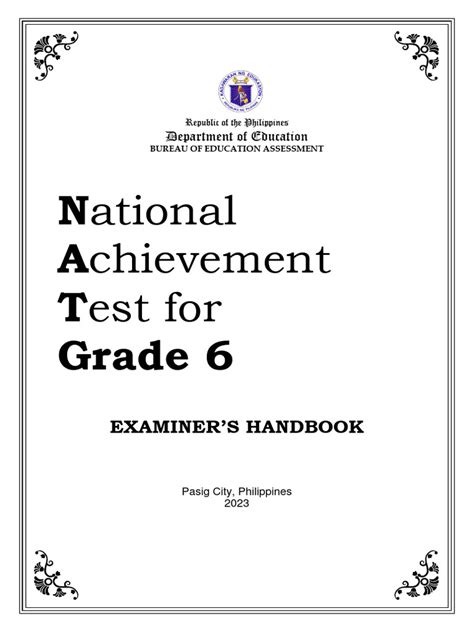 nat examiner's handbook 2023 pdf|2023 Natg6 Examiners Handbook .